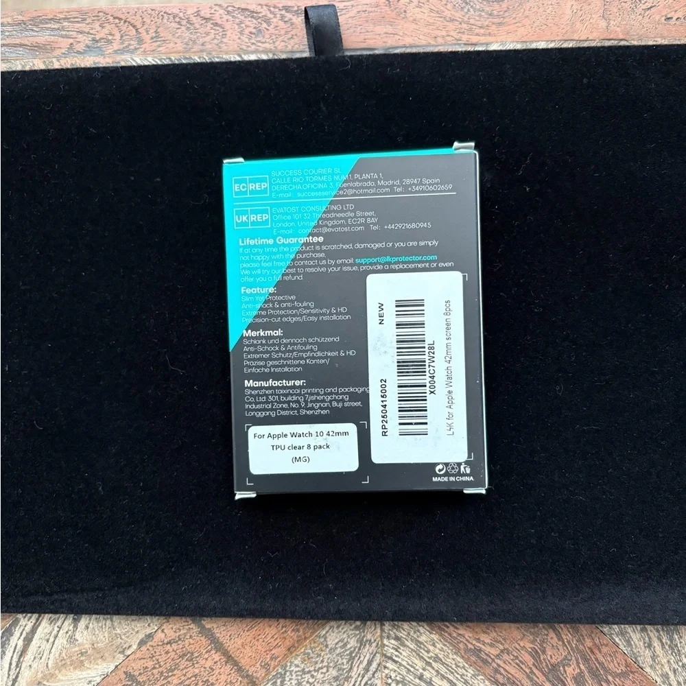 LϟK 8 Pack for Apple Watch Series 11/10 Screen Protector 42mm